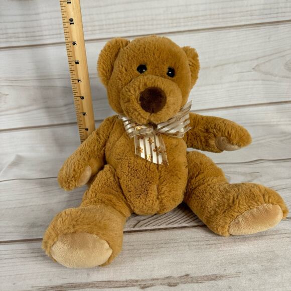 Tan Brown Teddy Bear Stuffed Animal - 13" Long - Picture 4 of 4